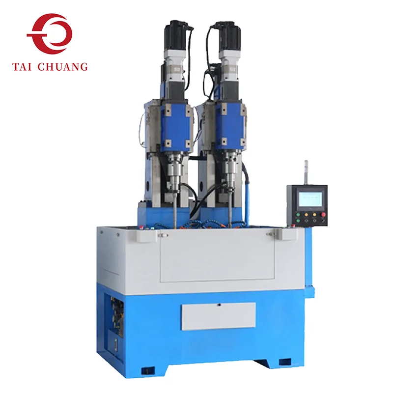 Double Spindle Vertical Long Sleeve Nut Tapping Machine