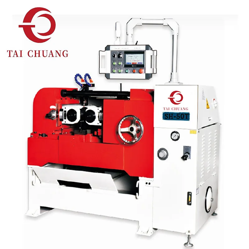 High Precision Hydraulic Round Bar Thread Rolling Machine