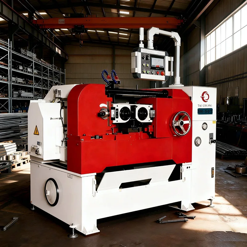 High Precision Hydraulic Round Bar Thread Rolling Machine